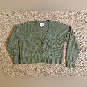 Oversized Crop Cardigan